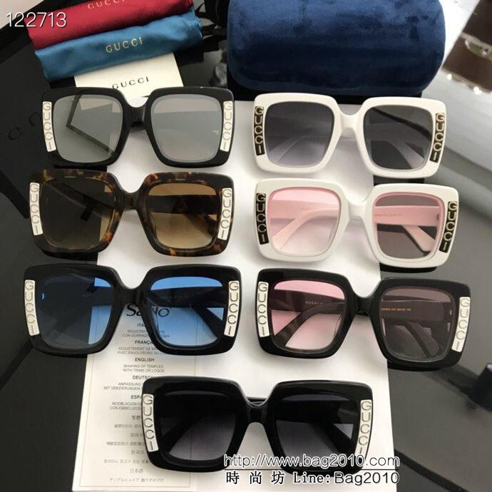 GUCCI古馳 19年春夏新品 GG0556S 方形大框太陽鏡 適合各種臉型 經典太陽鏡  lly1191